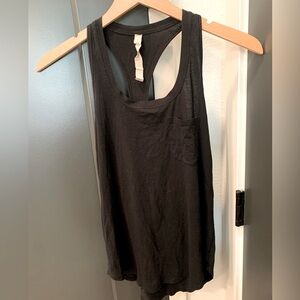Lululemon Scoop Neck Racerback Tank Top Black size 4